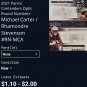2021 PANINI FOOTBALL CARD #RN-MCA MICHAEL CARTER/RHAMONDRE STEVENSON (ITEM #220211605461)