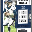2021 PANINI CONTENDERS FOOTBALL CARD #28 DREW LOCK (ITEM #220214152801)