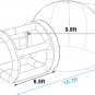 US STOCK 10FT Inflatable Bubble House Bubble Tent With Blower and Pump For Party