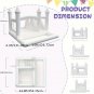 US STOCK 15FT Oxford Cloth White Inflatable Bounce House With Slide For Kids Adults