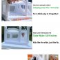 US STOCK 15FT Oxford Cloth White Inflatable Bounce House With Slide For Kids Adults