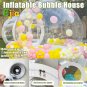 US Stock 13FT 4m Inflatable Bubble Outdoor Tent Transparent PVC Tent For Kids With Blower