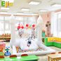 US Stock PVC 13X8X8FT inflatable white bounce house with ball pit combo for kids