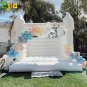 US Stock - 10'x10' (3x3 m) Commercial Grade Bounce Only-White Bouncy Castle