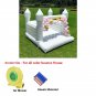US Stock - 10'x10' (3x3 m) Commercial Grade Bounce Only-White Bouncy Castle