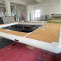 4x3m Inflatable EVA Non-slip Swimming Pool With Net For Yacht Water Sea Pool Boat