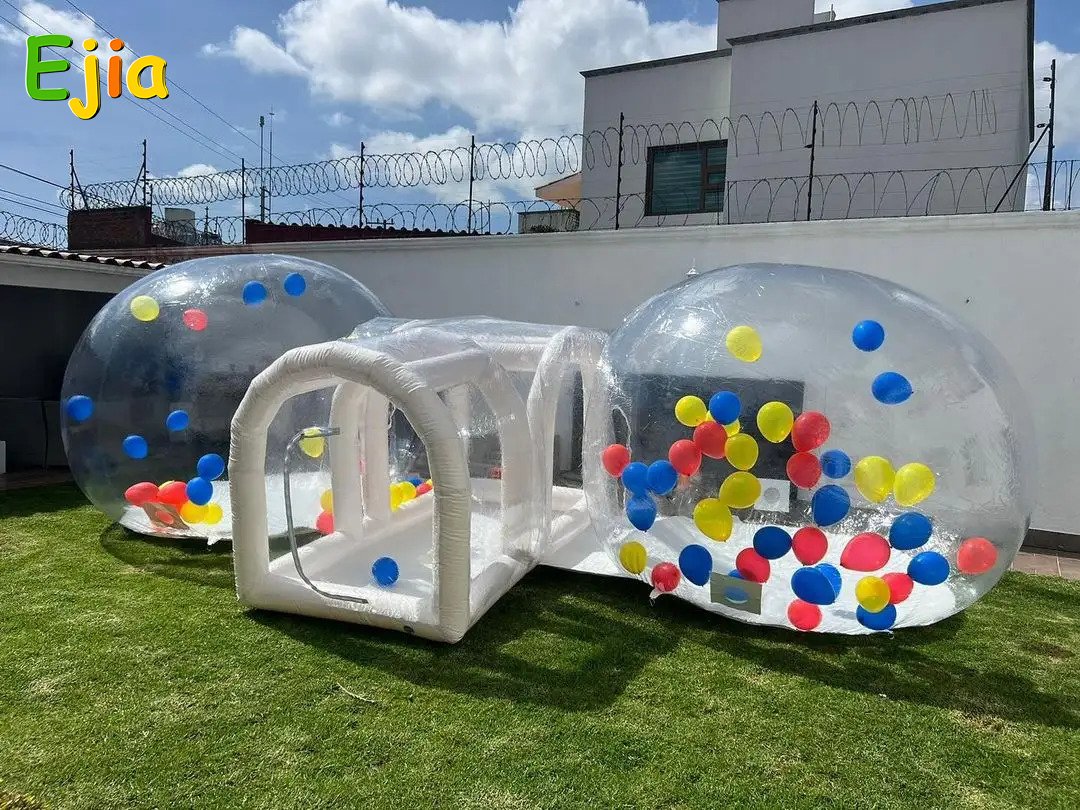 26FT Inflatable Double Bubble House Commercial PVC Igloo Bubble Tent For Party