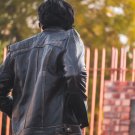 Handmade Vintage Leather Biker Jacket For Men, Men's Leather Jacket