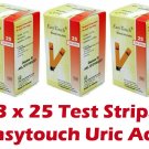 3 Boxes ( 75 Strips ) EasyTouch Easy Touch URIC ACID Test Strips - EXP 2026 3 Boxes ( 75 Strips ) EasyTouch Easy Touch URIC ACID Test Strips - EXP 2026