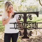 RealSteel Personalized Steel Wall Decor Sign – Custom Indoor/Outdoor