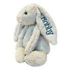 Embroidered Plush Bunny With Child'S Name HandMade Custom