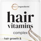 Hair Growth Vitamins Complex, 240 Capsules | 14-in-1 Formula with 5,000mcg Biotin,