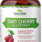 Zazzee Tart Cherry 10:1 Extract, 3000 mg Strength, 200 Vegan Capsules, 6+ Month Supply