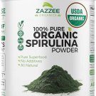 Zazzee Organic Spirulina Powder, 2.2 Pounds (1 KG), USDA Certified, 303 Servings, 100% Pure