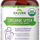 Zazzee USDA Organic Vitex, 500 mg Strength, 120 Vegan Capsules, 4 Month Supply,
