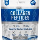 Hydrolyzed Collagen Peptides Powder, Grass Fed, High Protein, Unflavored, Gluten-Free