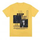 Unisex Rapper Lil Peep T-Shirt Hell boy Hip Hop Rap Style Fashion Summer Yellow