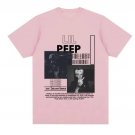 Unisex Rapper Lil Peep T-Shirt Hell boy Hip Hop Rap Style Fashion Summer Pink