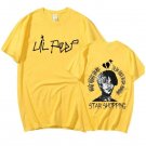 Rapper Lil Peep What right here Ill be back in the Morning Tshirt Yellow