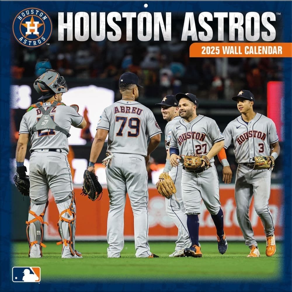 Houston Astros 2025 Wall Calendar