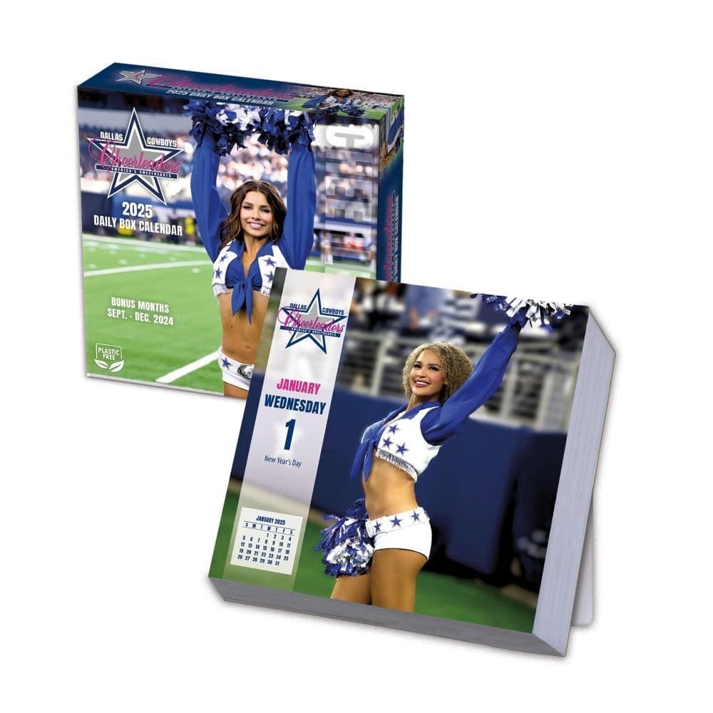 Dallas Cowboys Cheerleaders 2025 Desk Calendar