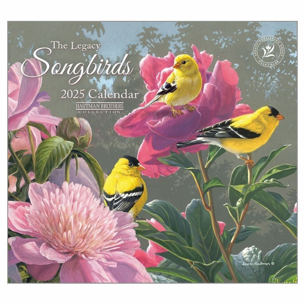 Songbirds 2025 Mini Wall Calendar