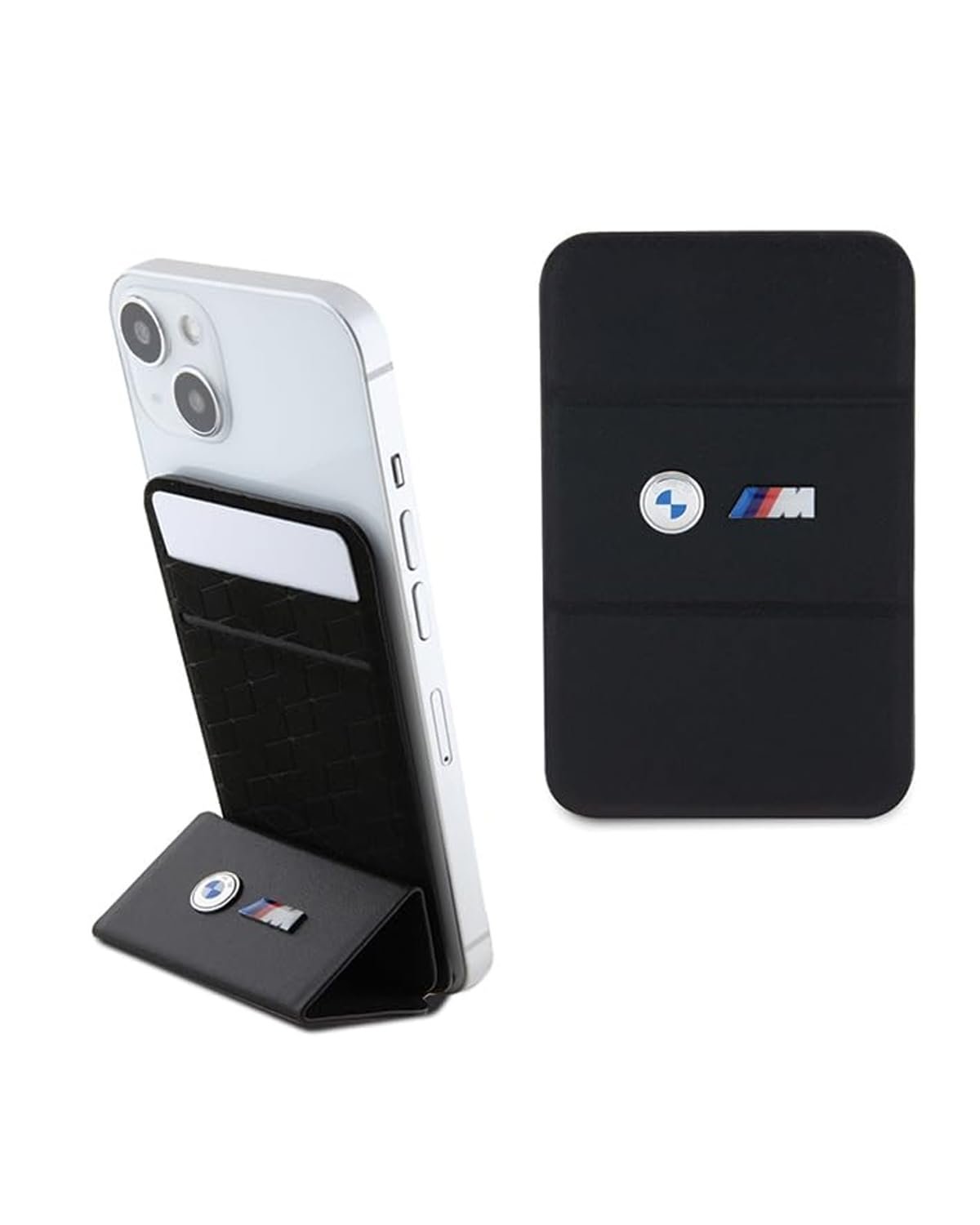 Bmw [Official Licensed] Mag-Safe Compatible Wallet Card Slot With Stand & Pu Leather