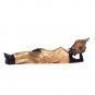 eCraftIndia Brass Decorative Thai Reclining Buddha Antique Showpiece