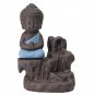 eCraftIndia Meditating Monk Buddha Smoke Backflow Cone Decorative Incense Holder
