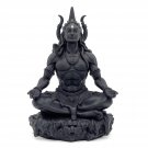 MurtiHome Mahayogi Shiva Murti (8.89 cm Height, Matte Black, 3D Printed
