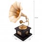 eCraftIndia Antique Music Decorative Canon Brass Showpiece 10 cm x 10 cm x 23.75 cm,