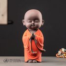 Blessing BUDDHA Namaste Monk Statue for Home Decor 25 CM