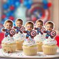Hulk Superhero Cupcake Toppers - Face cupcake topper -Custom Face- cupcake Topper- Birthday party