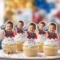 Spiderman Cupcake Toppers - Face cupcake topper -Custom Face- cupcake Topper- Birthday party