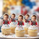 Thor Cupcake Toppers - Face cupcake topper -Custom Face- cupcake Topper- Birthday party
