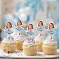 Ballet Cupcake Toppers - Face cupcake topper -Custom Face- cupcake Topper- Birthday party