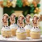 Safari Explorer Cupcake Toppers - Face cupcake topper -Custom Face- cupcake Topper- Birthday party