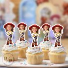 Jessie Toy Story Cupcake Toppers - Face cupcake topper -Custom Face- cupcake Topper- Birthday party