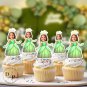 Cinderella Cupcake Toppers - Face cupcake topper -Custom Face- cupcake Topper- Birthday party