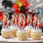 F1 Racer Cupcake Toppers - Face cupcake topper -Custom Face- cupcake Topper- Birthday party