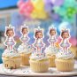 Unicorn Cupcake Toppers - Face cupcake topper -Custom Face- cupcake Topper- Birthday party