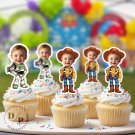 Toy Story Cupcake Toppers - Face cupcake topper -Custom Face- cupcake Topper- Birthday party