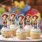 Toy Story Cupcake Toppers - Face cupcake topper -Custom Face- cupcake Topper- Birthday party