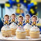 Wolverine Cupcake Toppers - Face cupcake topper -Custom Face- Birthday party