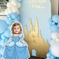 Cinderella Cutout-Custom Face Digital Party Decoration-Printable File for Birthday Backdrop Props