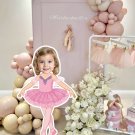 Ballet Dancer Cutout-Custom Face Digital Party Decoration-Printable File for Birthday Backdrop Ballet Dancer Cutout-Custom Face Digital Party Decoration-Printable File for Birthday Backdrop