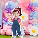 Ms Rachel Cutout-Custom Face Digital Party Decoration-Printable File for Birthday Backdrop