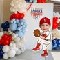 St. Louis Baseball Party Prop – Custom Face Cartoon – Printable Decoration – Digital File