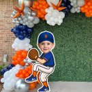 New York Baseball Character – Personalized Face Cutout – Printable Party Prop – Digital File New York Baseball Character – Personalized Face Cutout – Printable Party Prop – Digital File