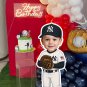 Cutout Cartoon Baseball Character – Personalized Face-Digital Party Prop – Printable Decoration